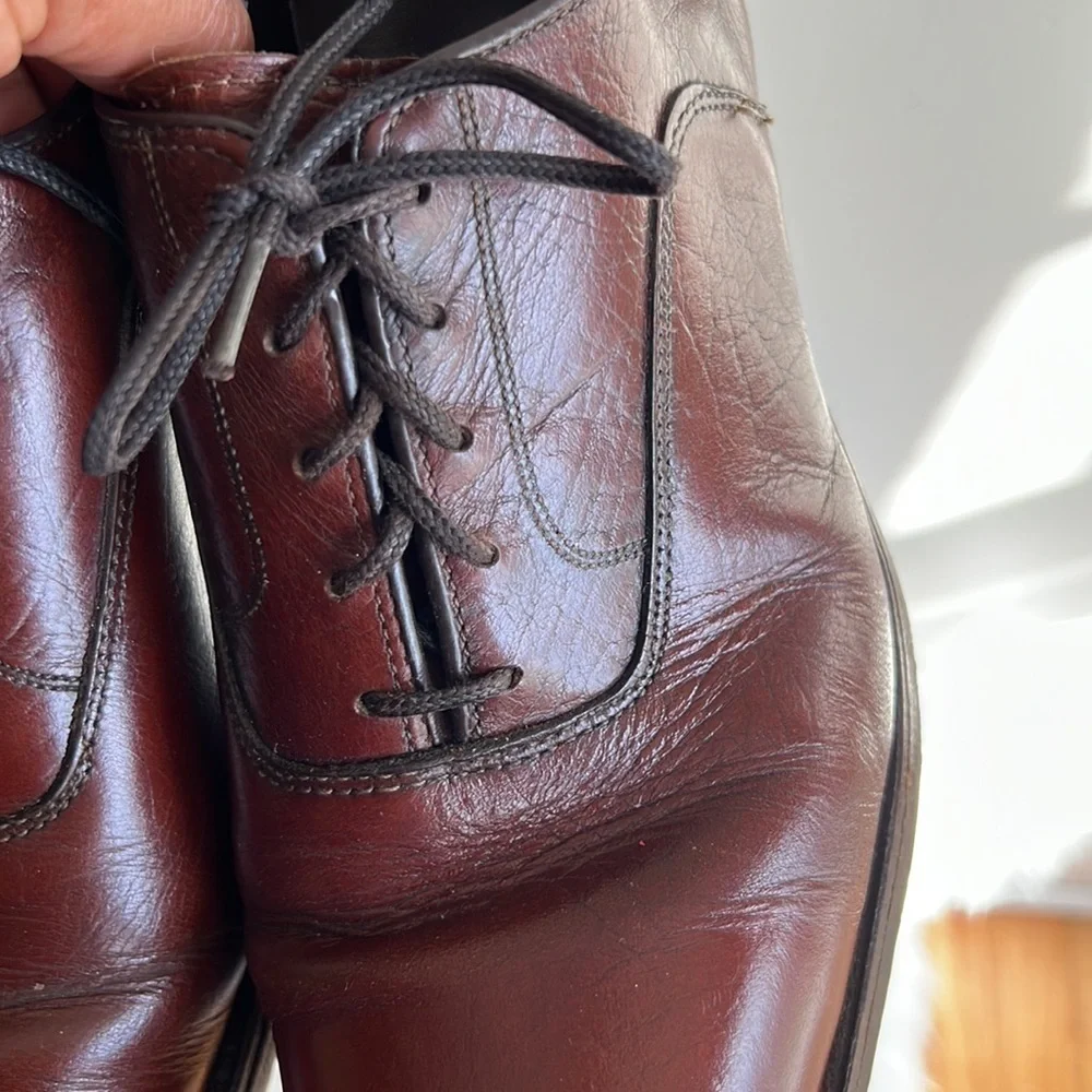 Crown Imperial brown leather shoes 9D